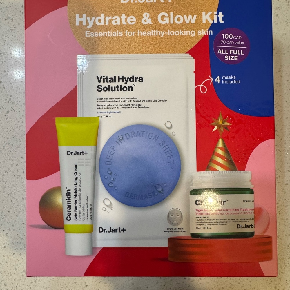 Dr. Jart+ Hydrate & Glow Kit - Skincare Mask Set